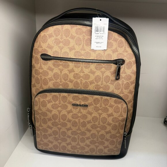 coach Ethan Backpack In Signature Canvas cv919 - Picture 1 of 7